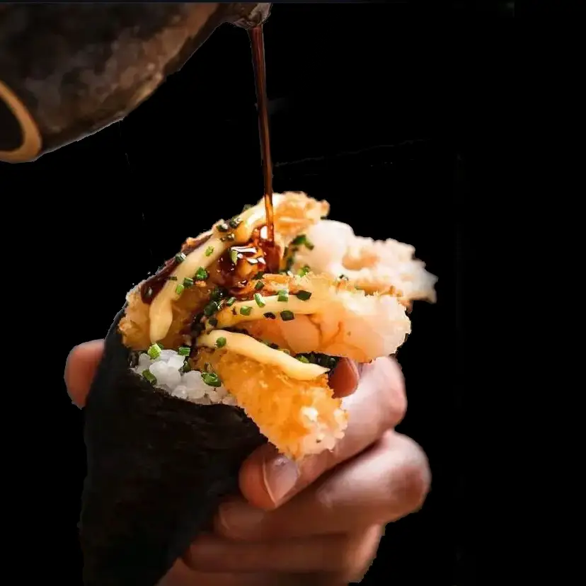 Temaki Camarão Tempura